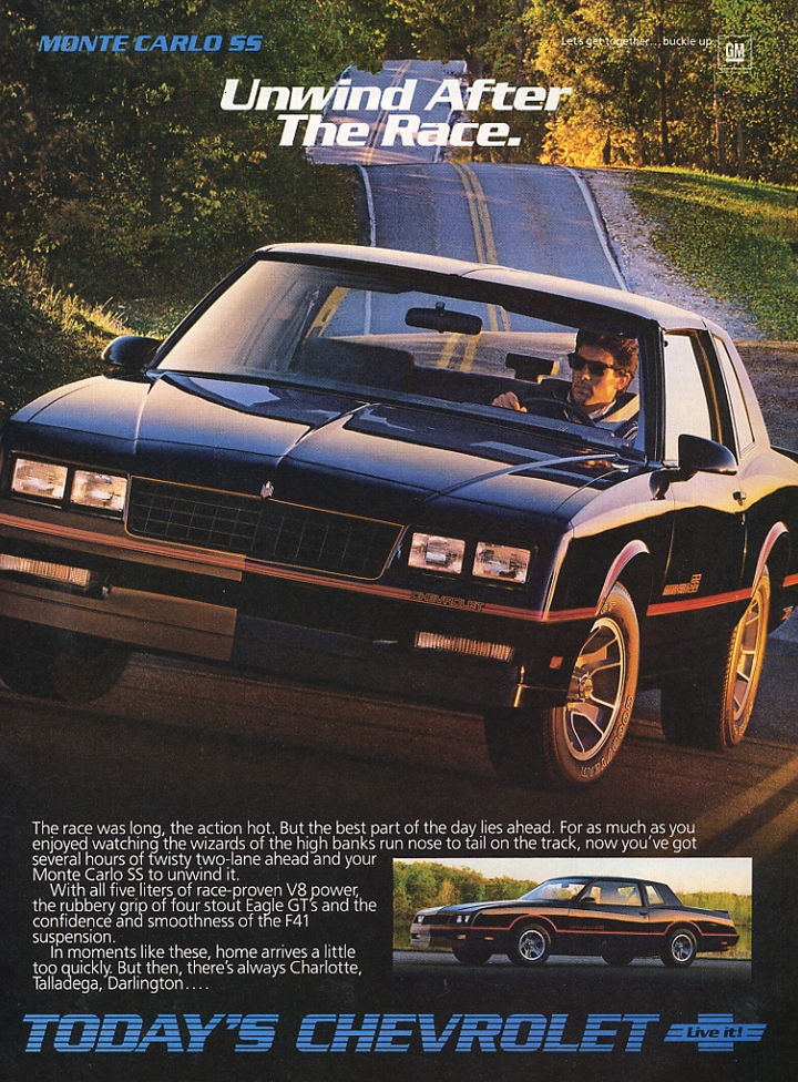 1986 Monte Carlo SS - Unwind After the Race