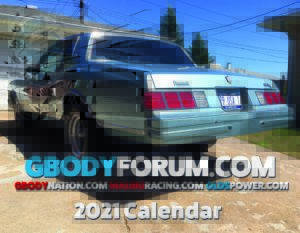 2021 G-Body Calendar